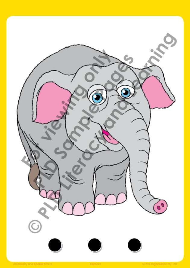 Vocabulary & Syllable Time - Set 2
