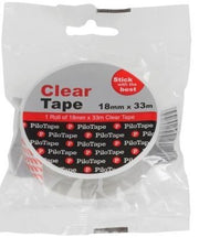 PiloTape Clear Tape - 18mmx33m (Single)