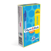 Paper Mate InkJoy 100RT Ballpoint - Blue (Box of 12)