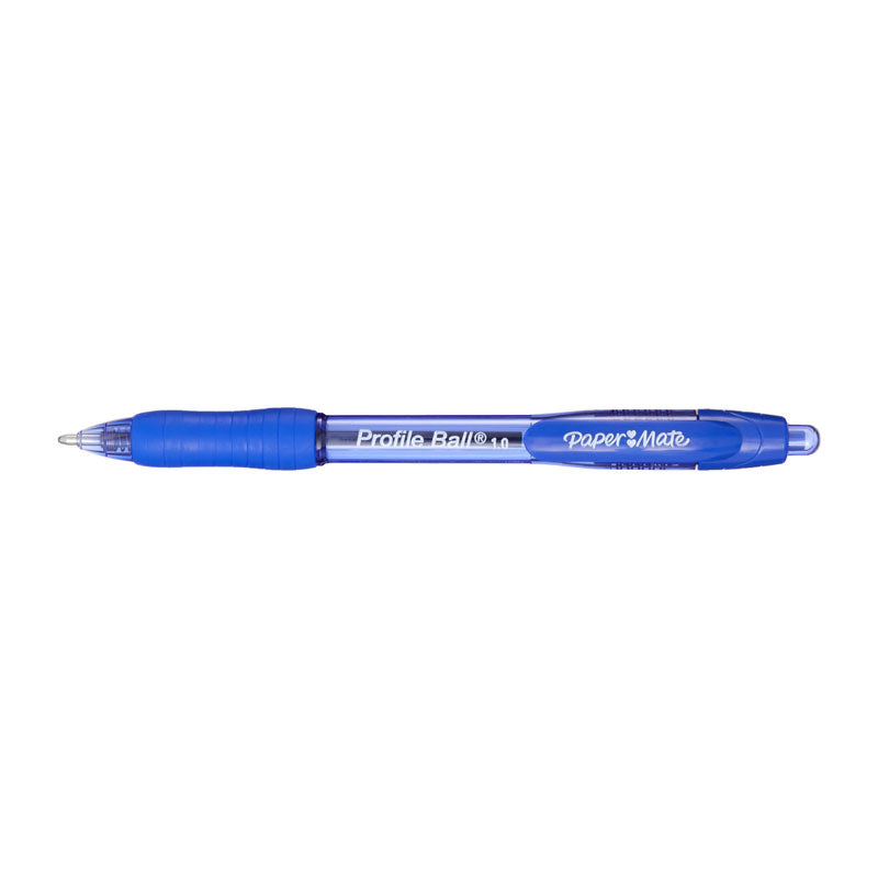 Paper Mate Profi Retractable 1.0 Ballpoint Blue - Pack of 2 (Box of 6)
