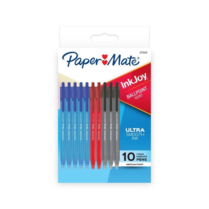 Paper Mate InkJ100RT Ballpoint Bus Pk10R (Box of 12)