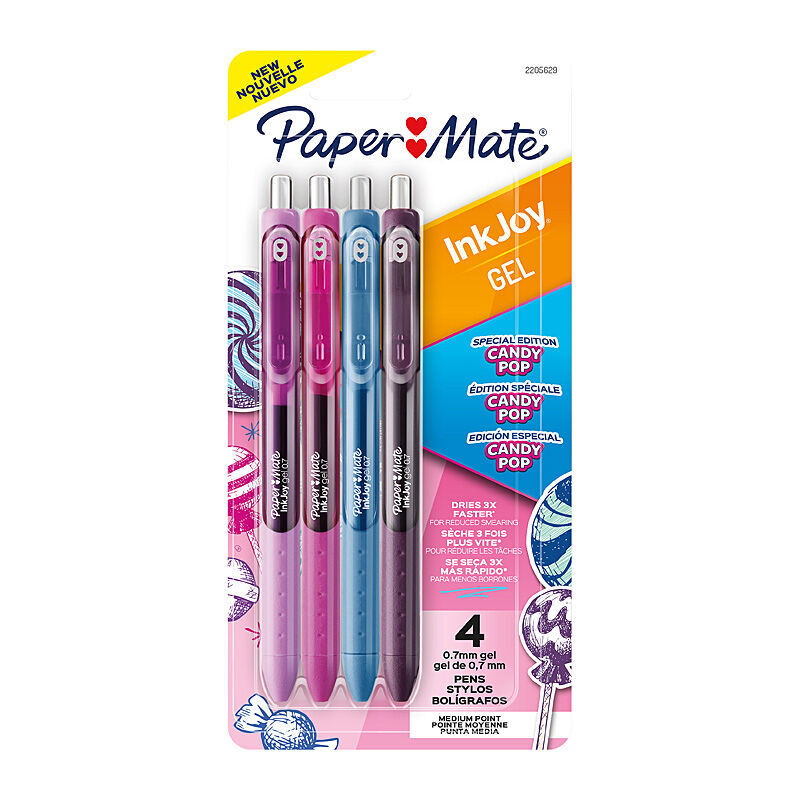 Paper Mate InkJoy Gel 07 Candy - Pack of 4 (Box of 6)