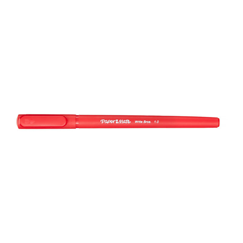 Paper Mate WriteBros 1.0mm Ballpoint - Red (Pack of 12)