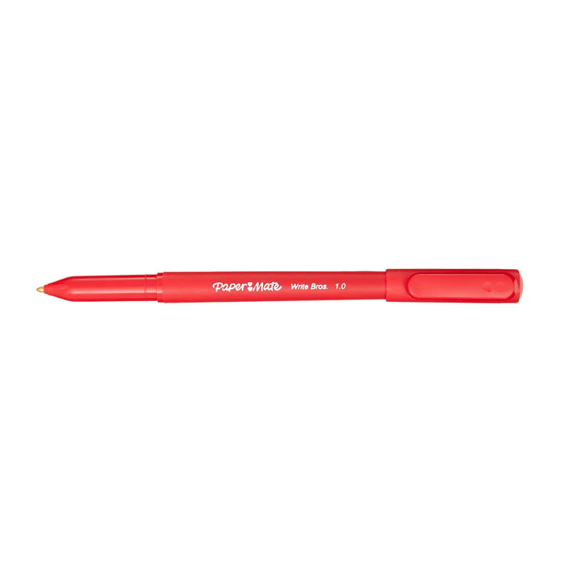 Paper Mate WriteBros 1.0mm Ballpoint - Red (Pack of 12)
