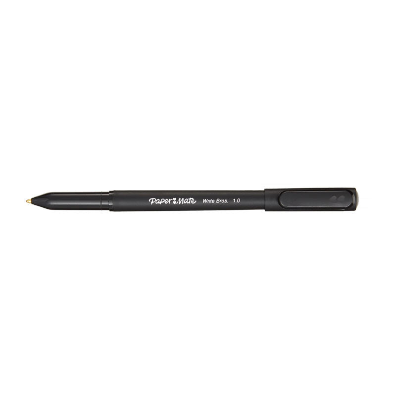 Paper Mate WriteBros 1.0mm Ballpoint - Black (Pack of 12)