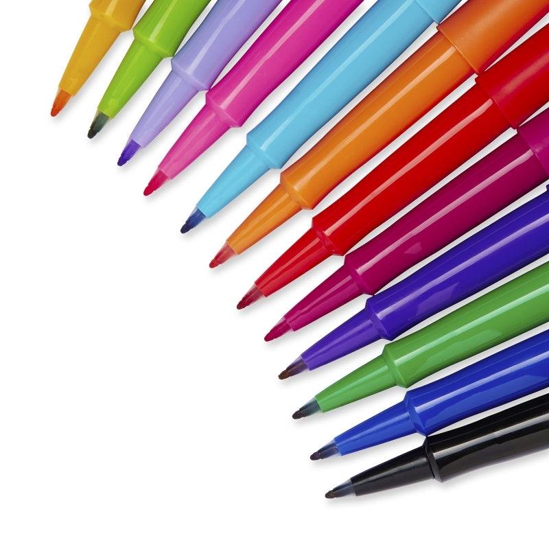Paper Mate Flair FeltTip Assorted - Pack of 12 (Box of 12)