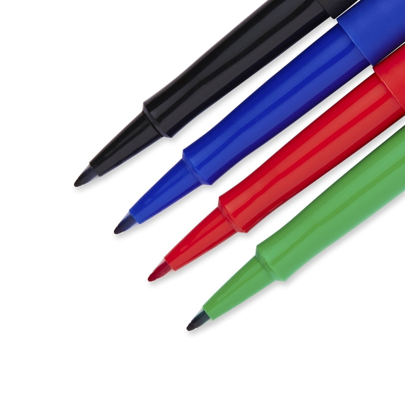 Paper Mate Flair Felt Tip Assorted - Pack of 4 (Box of 6)