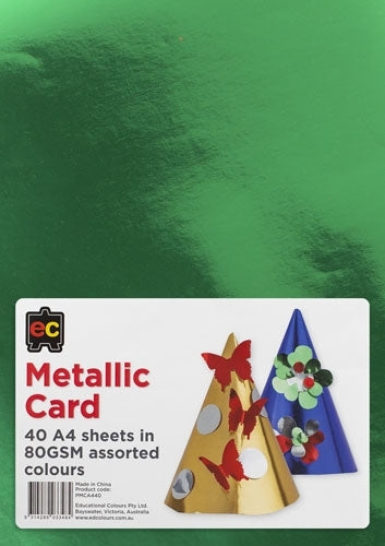 Metallic Card (A4) - Pack of 40