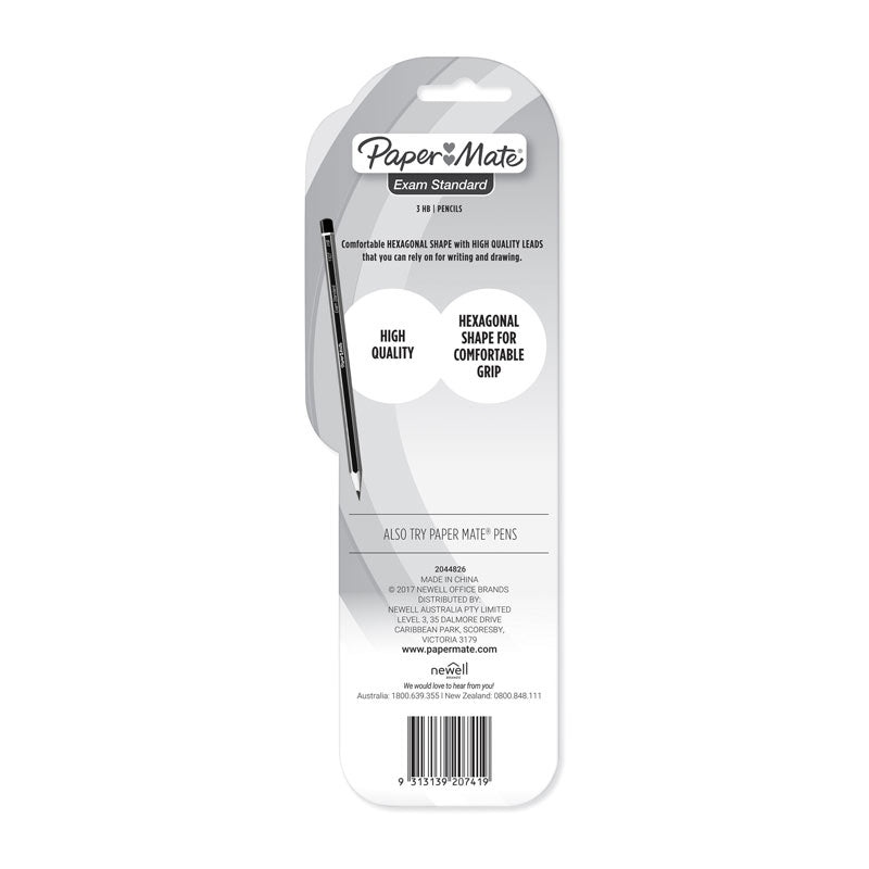 Paper Mate HB Woodcase Pencil - Pack of 3 (Box of 12)