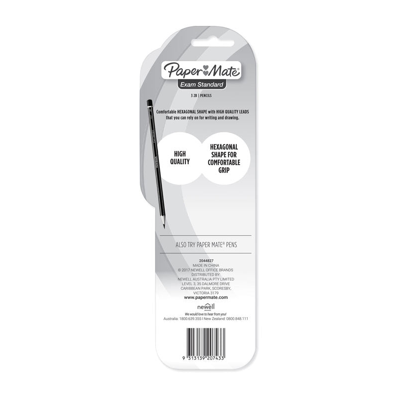 Paper Mate 2B Woodcase Pencil - Pack of 3 (Box of 12)