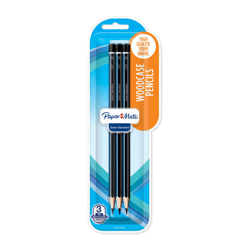 Paper Mate 2B Woodcase Pencil - Pack of 3 (Box of 12)