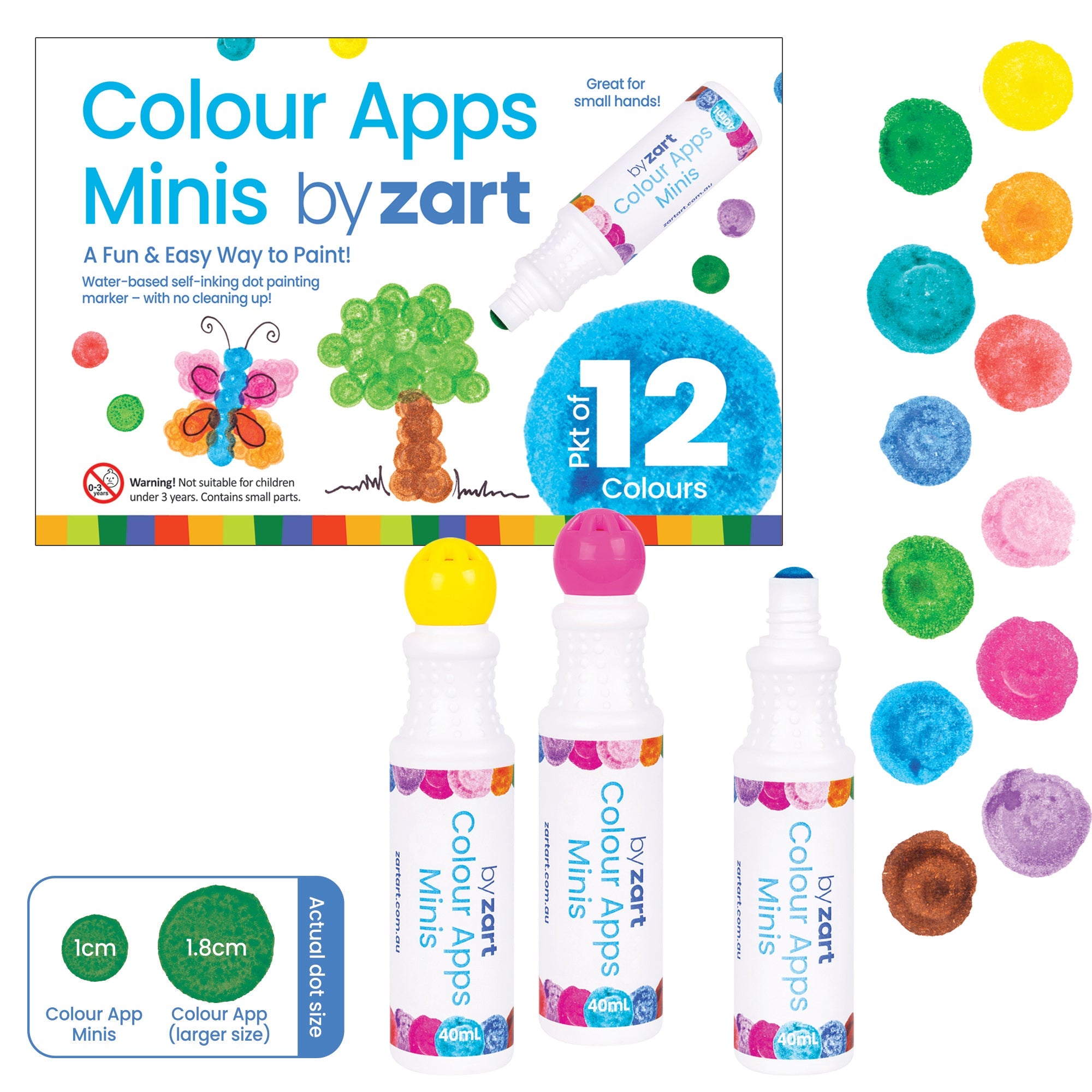 Colour Apps Minis - Box of 12