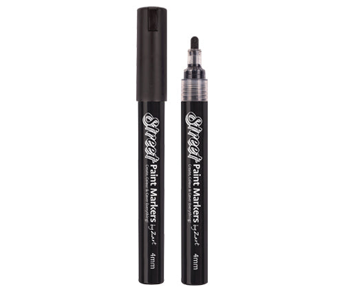 Street Paint Markers - Black (Pack of 12)