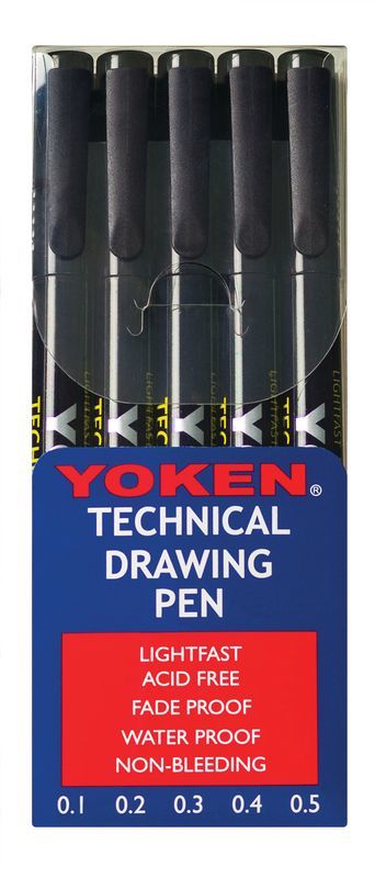 Yoken - Technical Drawing Pen (Pack of 5)