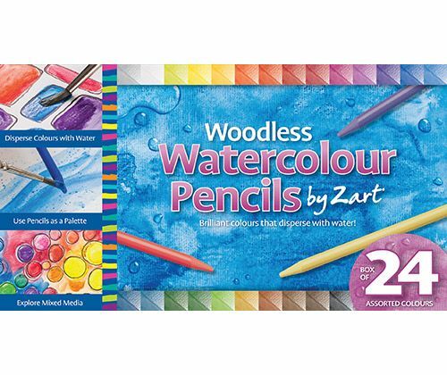 Zart - Woodless Watercolour Pencils (Pack of 24)