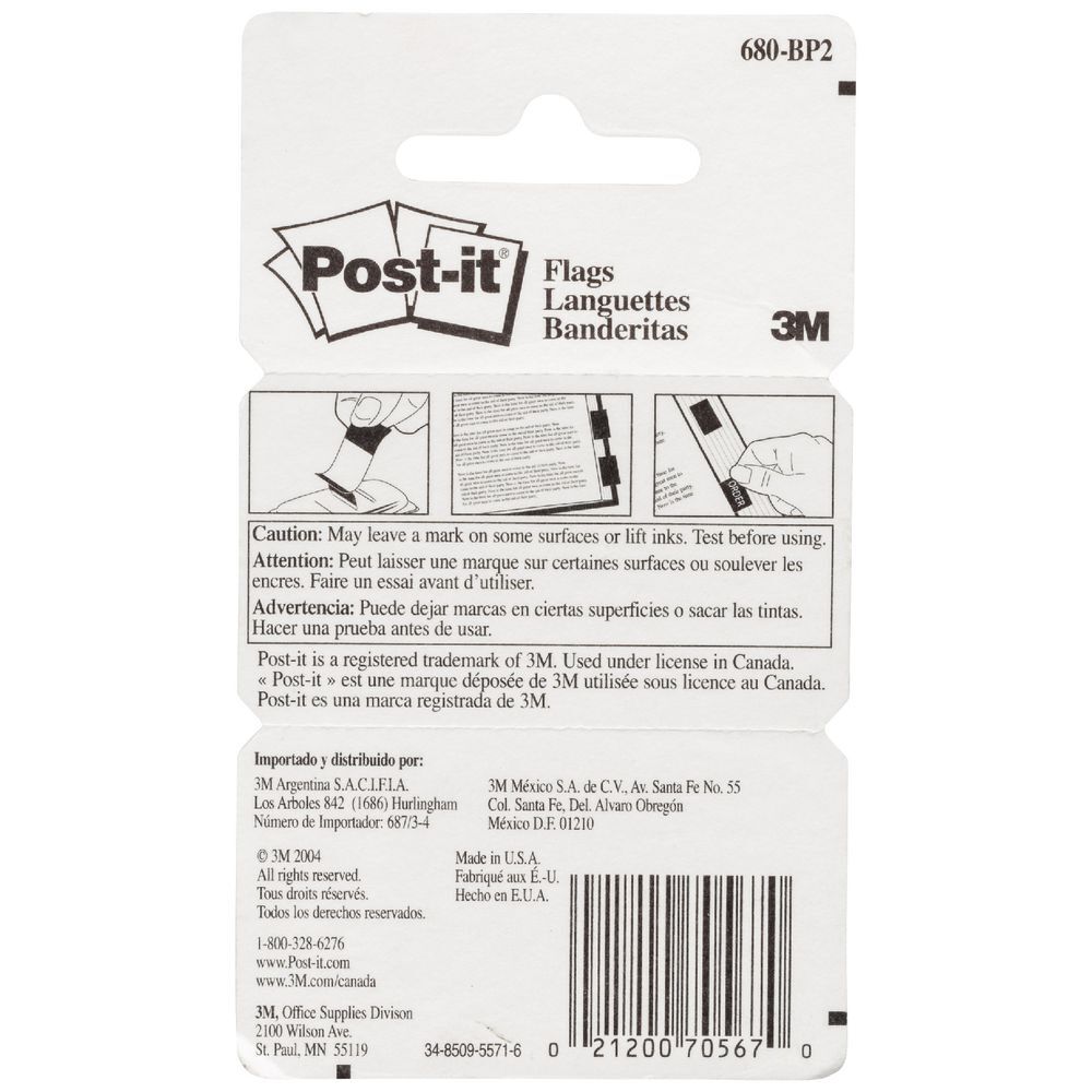 Post-It Flags - Bright Pink (Pack of 2)