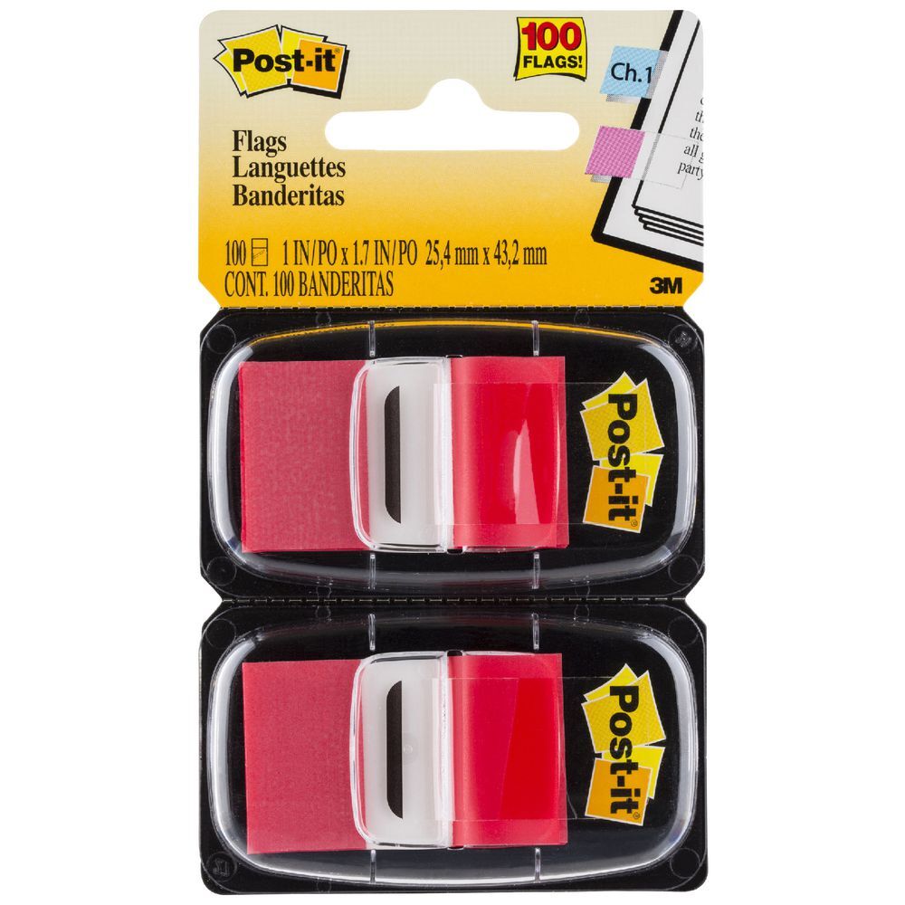 Post-It Flags - Red (Pack of 2)