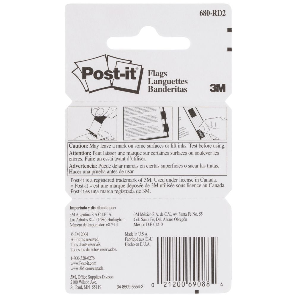 Post-It Flags - Red (Pack of 2)
