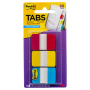 Post-It Tabs - Assorted Primary Colours (Pack of 22)