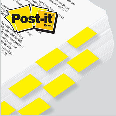 Post-It Flags - Yellow (Pack of 2)