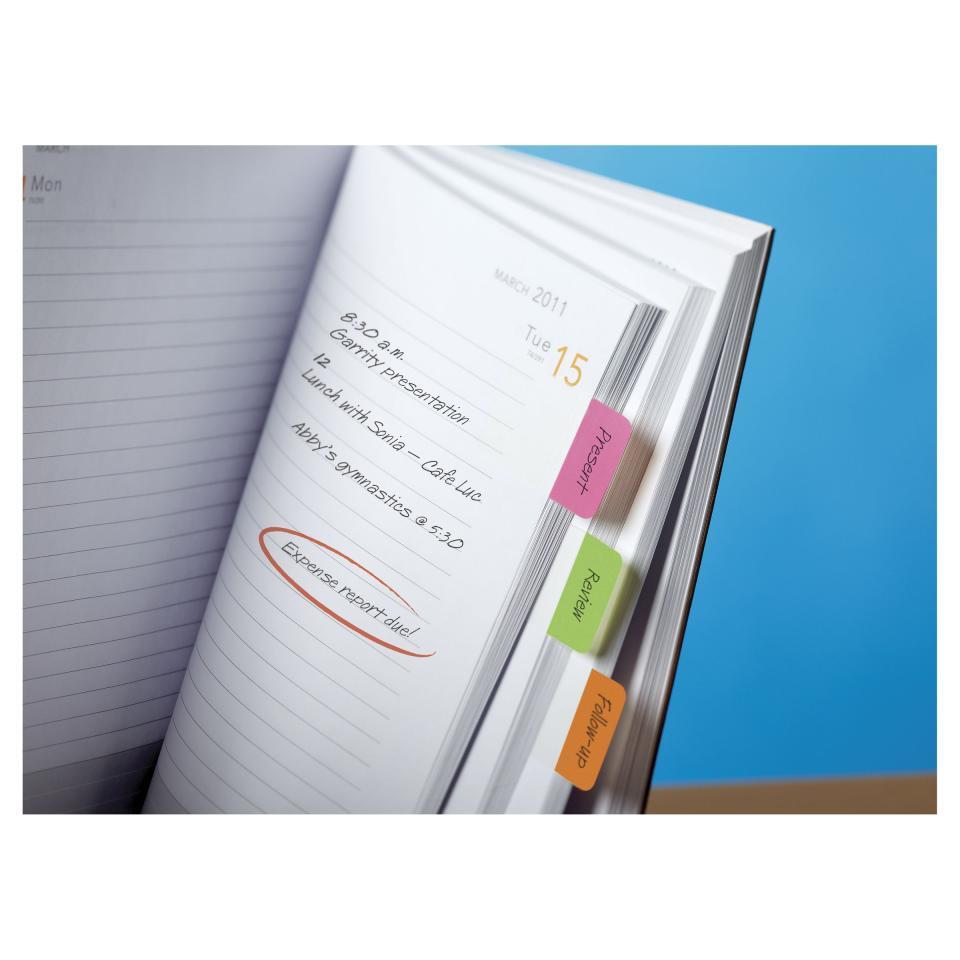 Post-It Tabs - Assorted Bright Colours (Pack of 66)