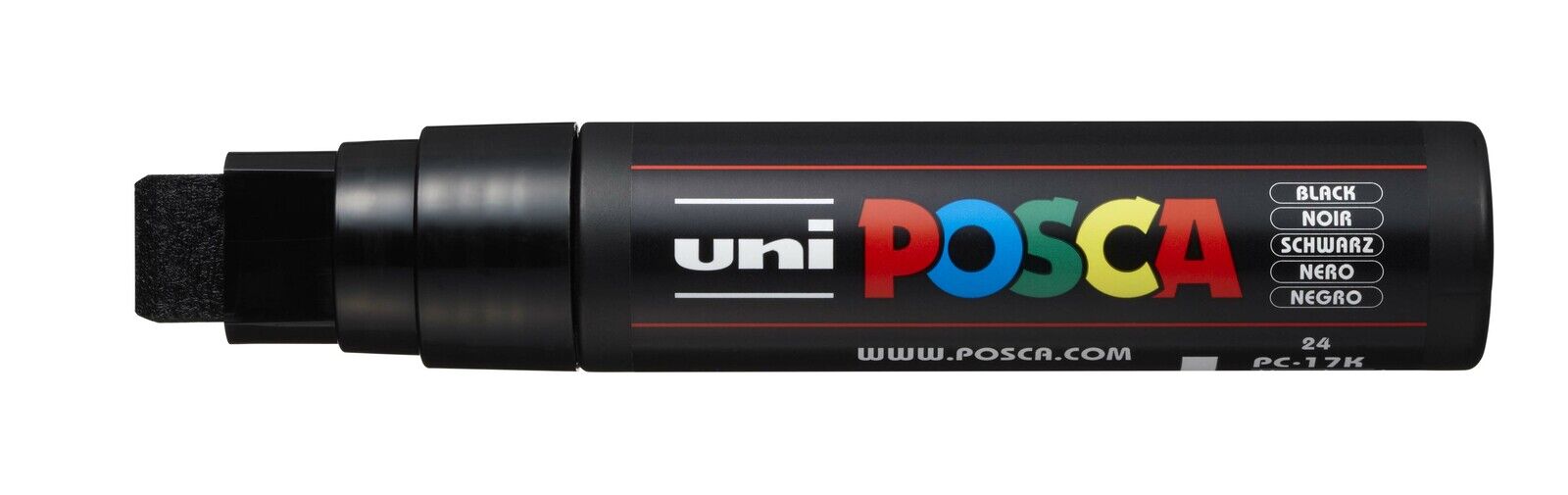 POSCA Paint Marker PC-17K Broad Chisel Tip 15mm - Black