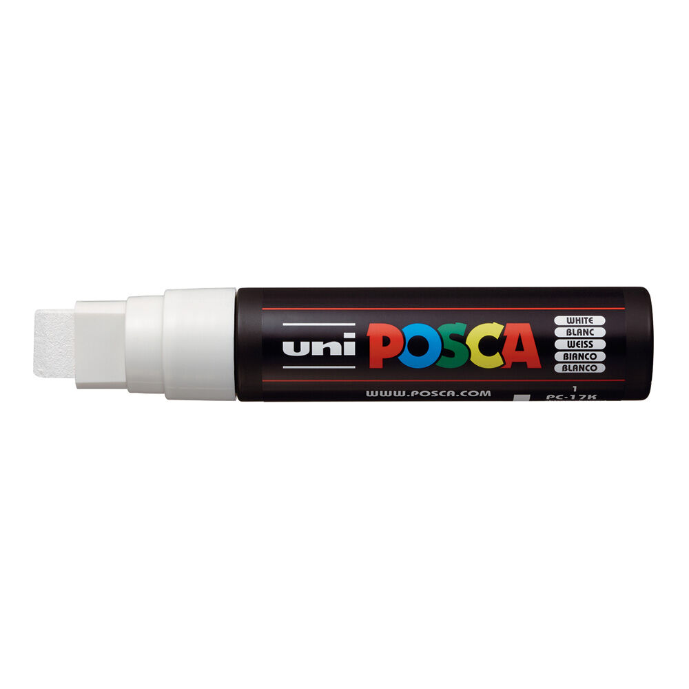 POSCA Paint Marker PC-17K Broad Chisel Tip 15mm - White