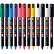 POSCA Paint Marker PC-1MR Ultra Fine Tip 0.7mm - Assorted (Box of 12)