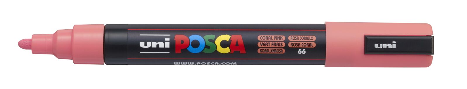 POSCA Paint Marker PC-5M Medium Bullet Tip 1.8-2.5mm - Coral Pink