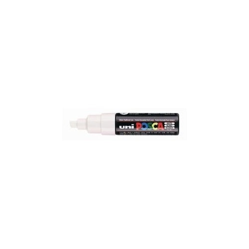 POSCA Paint Marker PC-8K Broad Chisel Tip 8mm - White