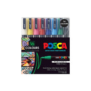 Posca PC-3M Fine Blt Asst - Pack of 16