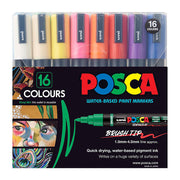 Posca PC5BR Paint Marker - Assorted (Pack of 16)