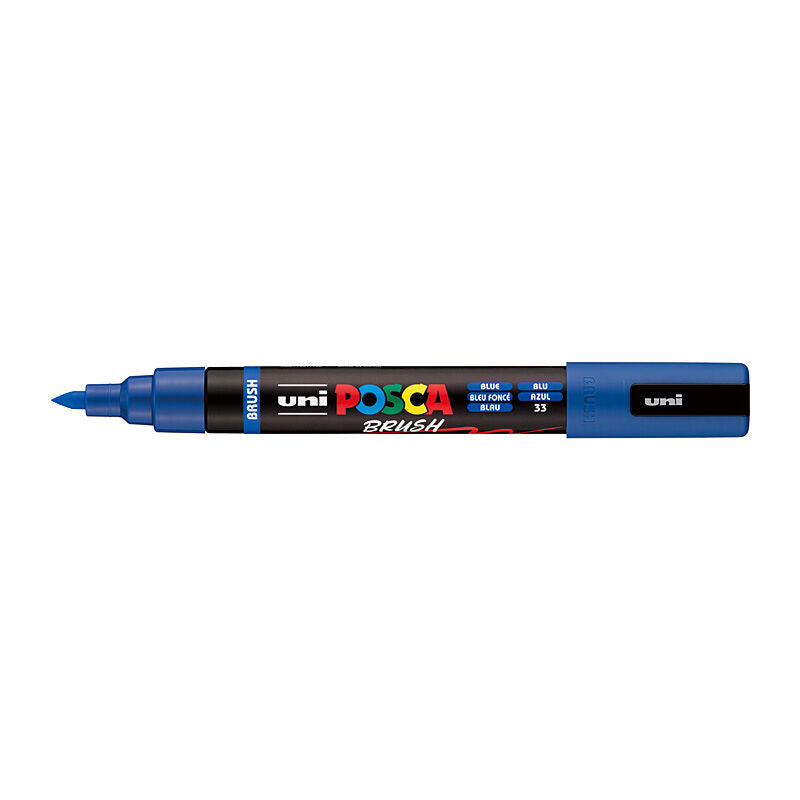 Posca Medium Brush Tip Blue