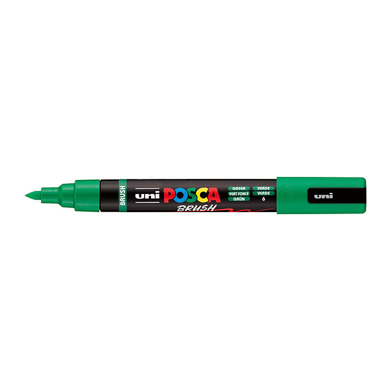 Posca Medium Brush Tip Green