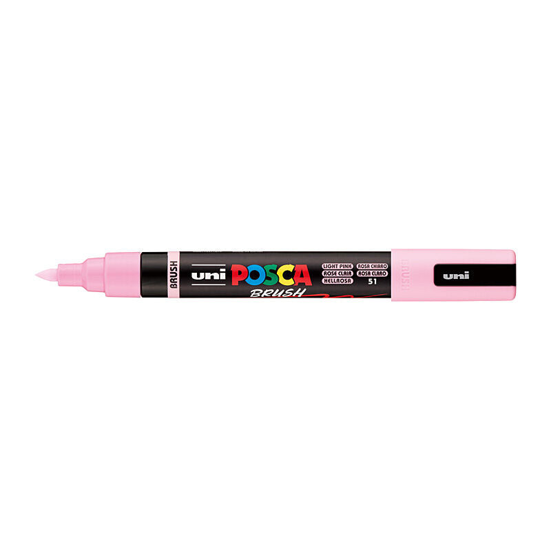 Posca Medium Brush Tip Lt Pink