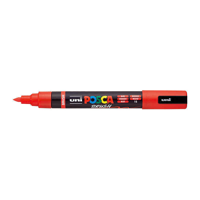 Posca Medium Brush Tip Red