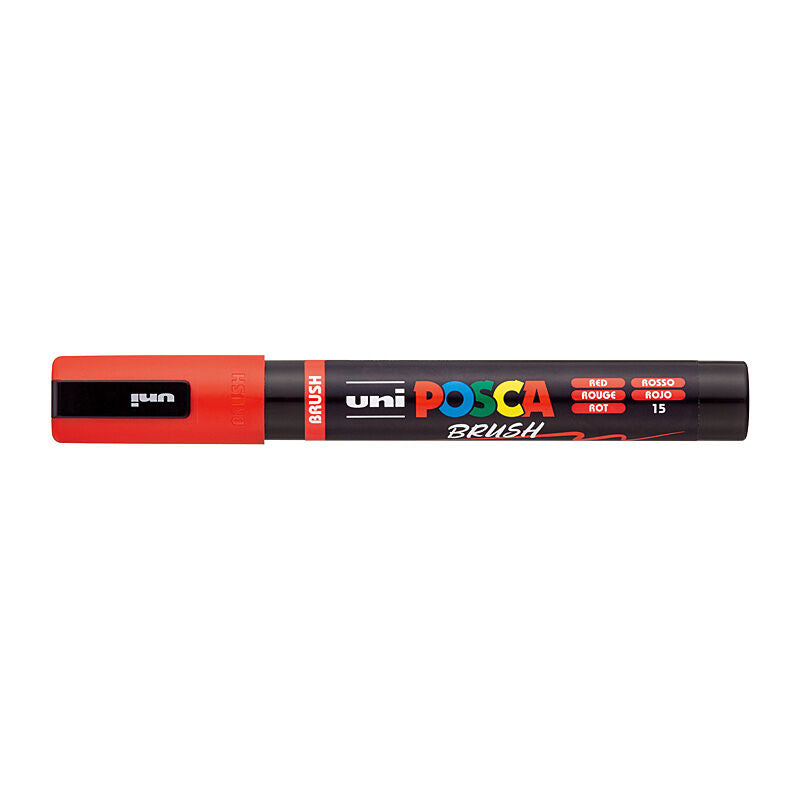 Posca Medium Brush Tip Red