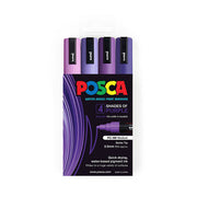 Posca PC-5M Medium Bullet Purpls (Pack of 4)