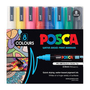 Posca PC-5M Medium Bullet Paint Markers Assorted - Pack of 8