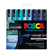 Posca PC-5M Med Blt Cool - Pack of 8