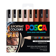 Posca PC-5M Medium Portrait (Pack of 8)