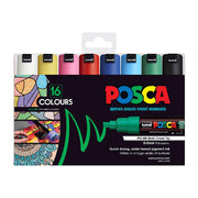 Posca PC-8M Bld Chisel - Assorted (Pack of 16)