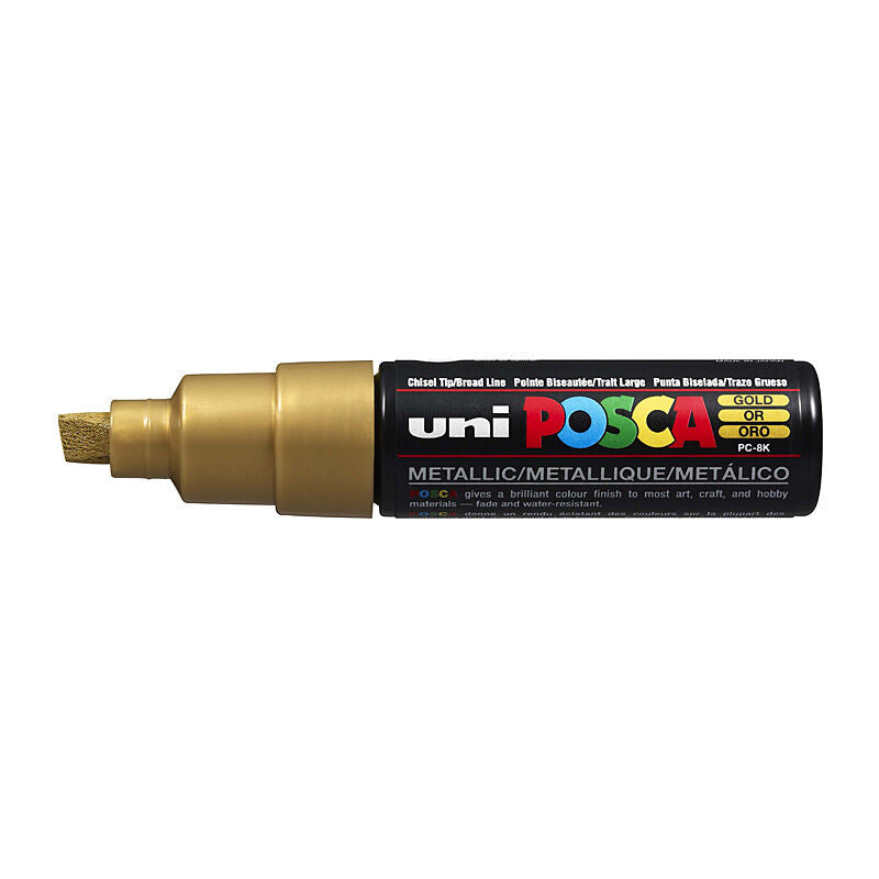 Posca PC-8M Bold Chisel - Gold