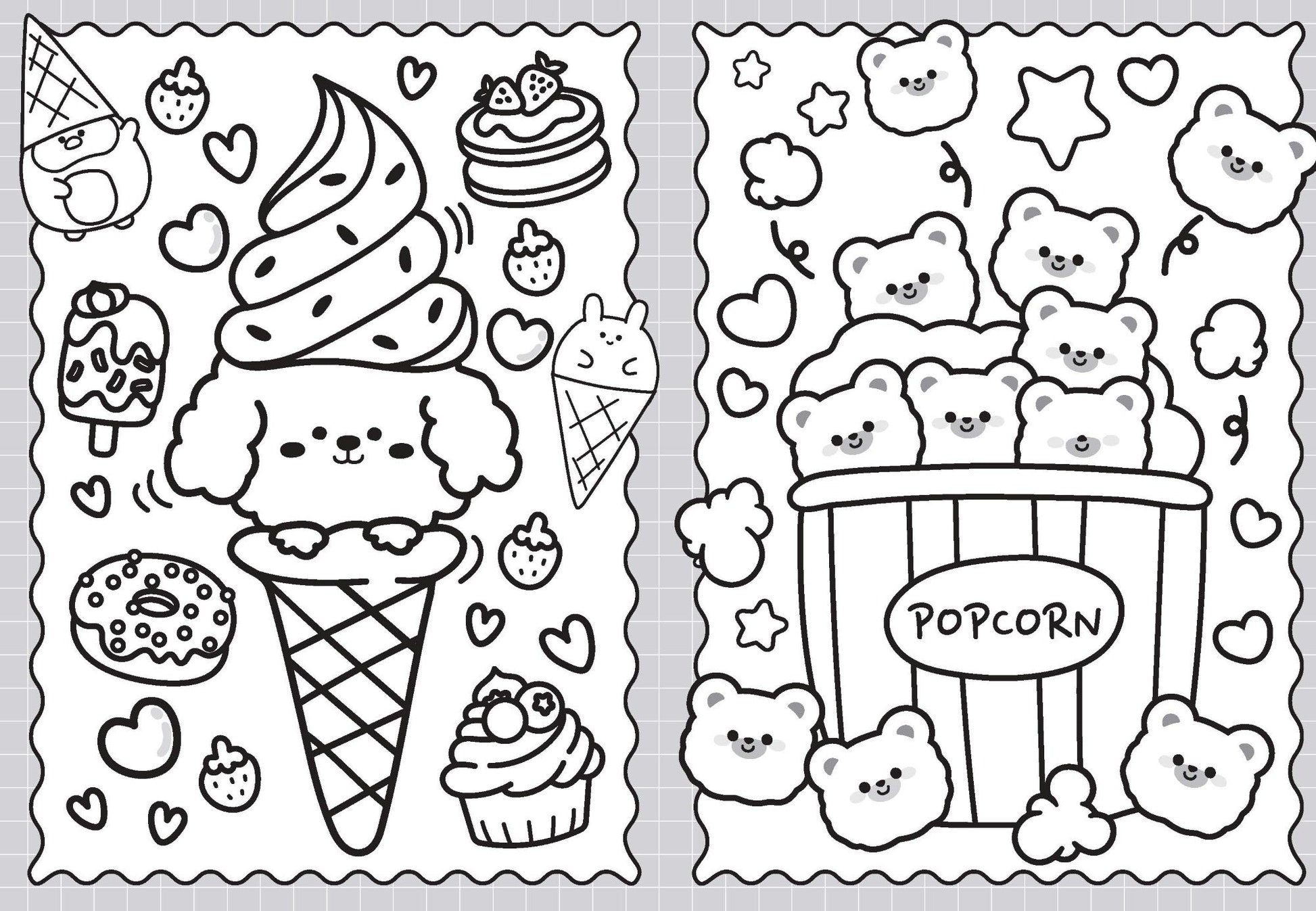 100% Cute - 32pp Colouring Book — inside page 1