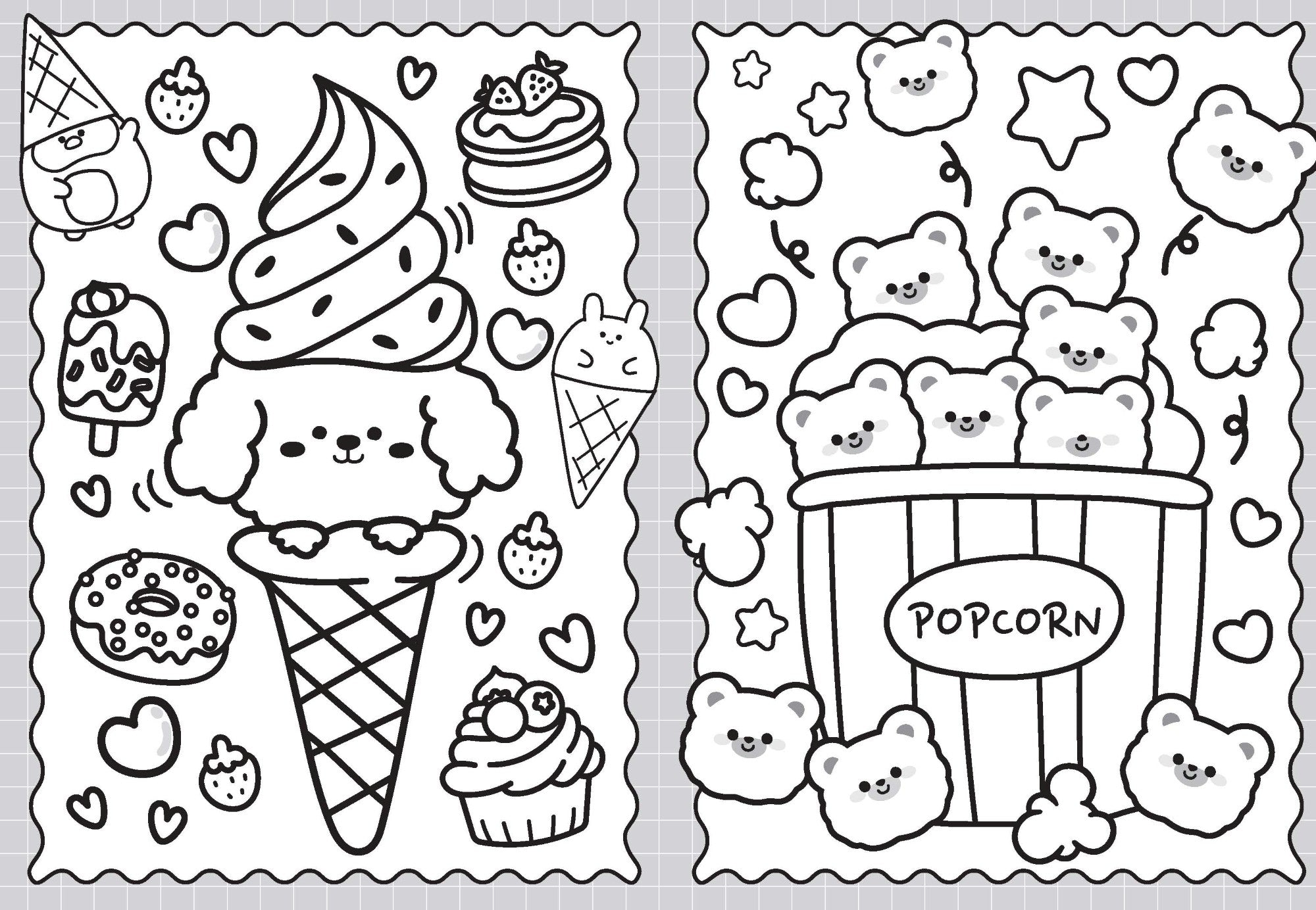 100% Cute - 32pp Colouring Book — inside page 1