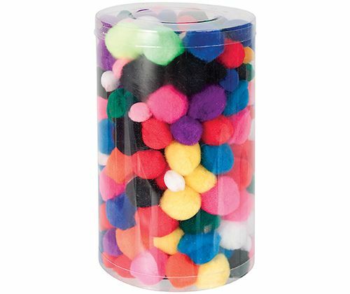 Basics - Pom Poms: Assorted Colours (Pack of 300)