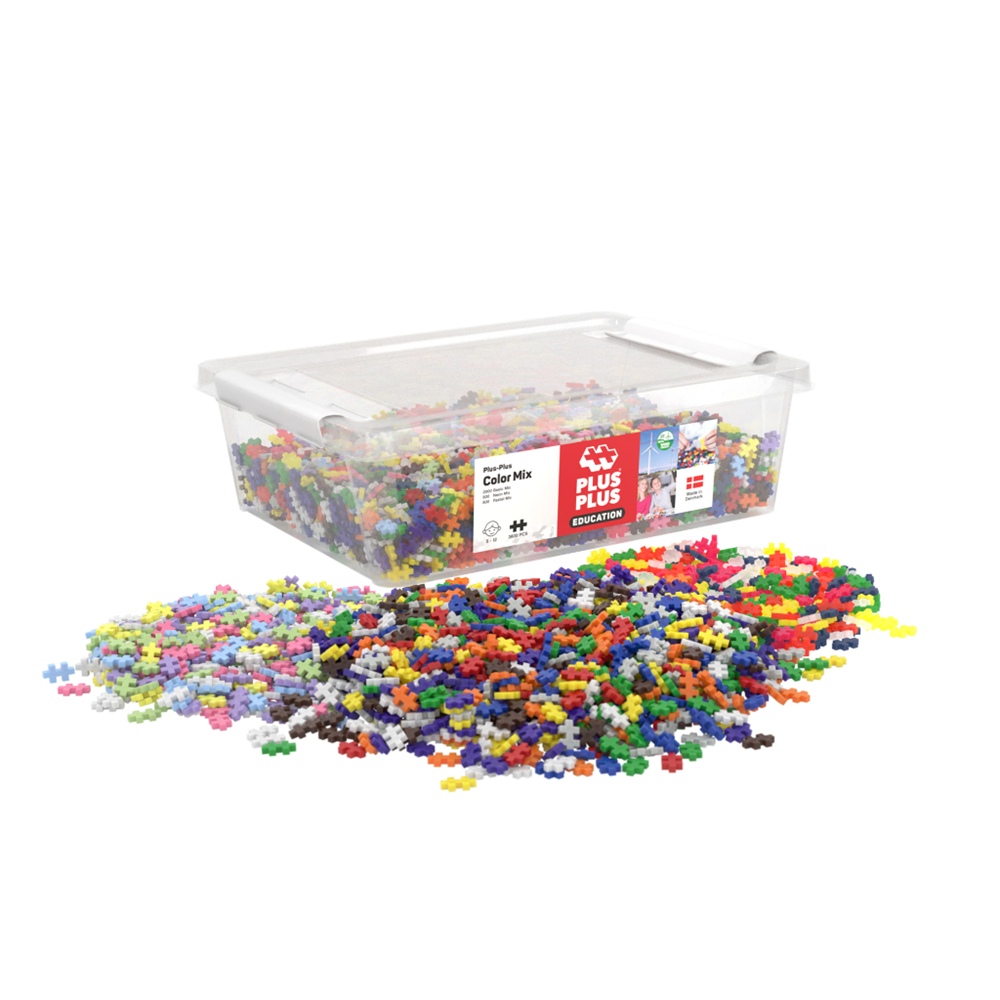 Plus-Plus Mix - 3600 pcs - Education - Colour Mix