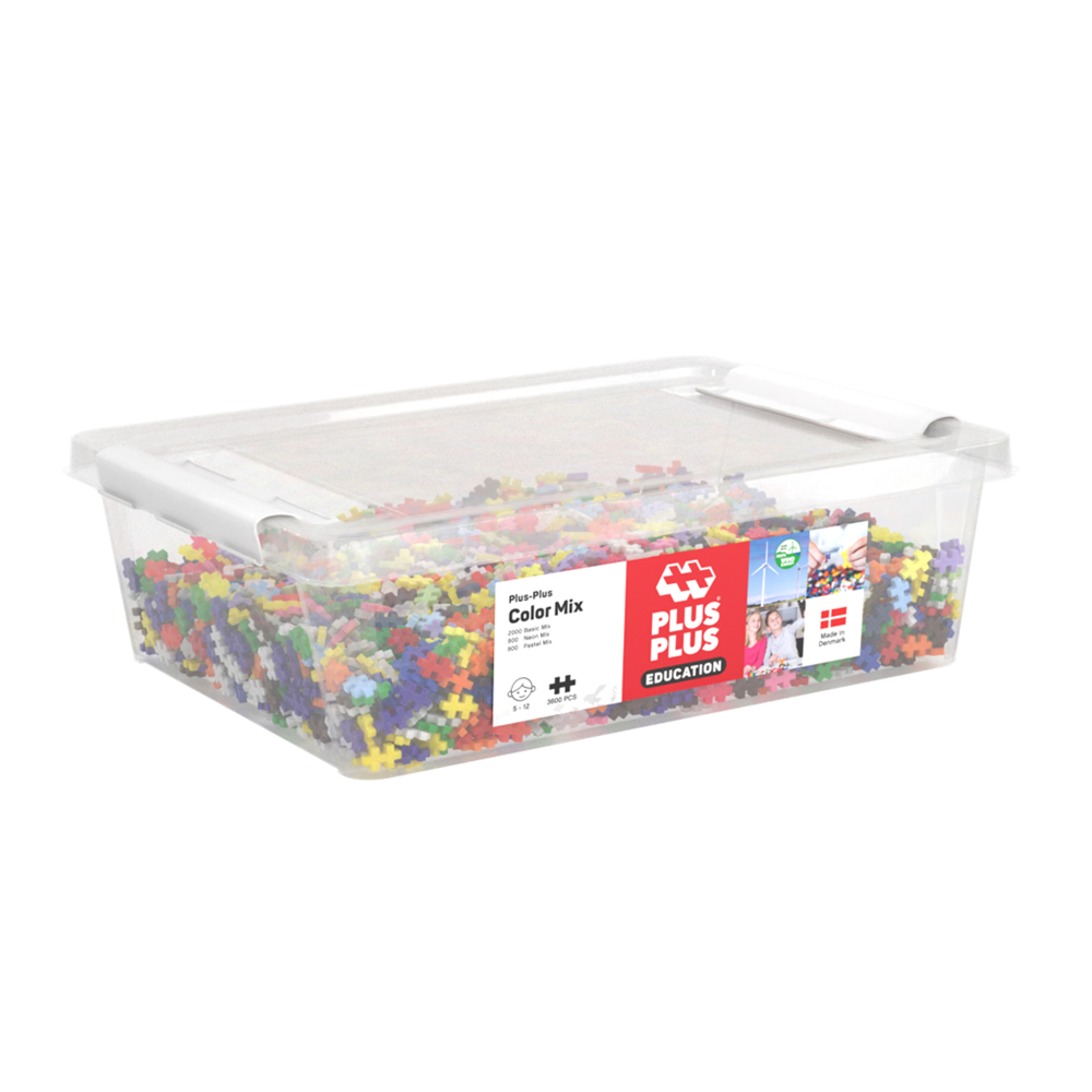 Plus-Plus Mix - 3600 pcs - Education - Colour Mix - view 2
