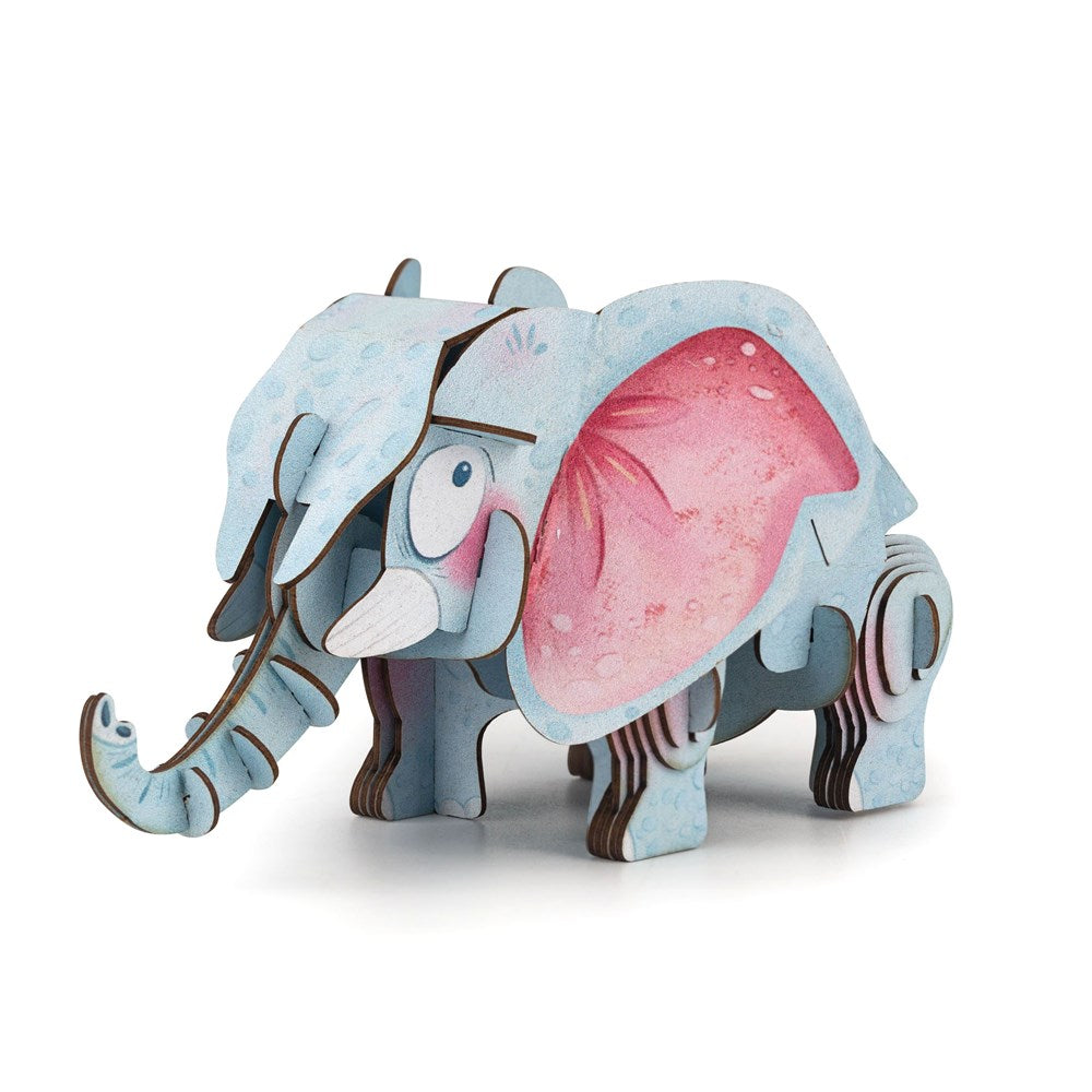 mierEdu Build n Sound 3D Puzzle - African Elephant - view 3
