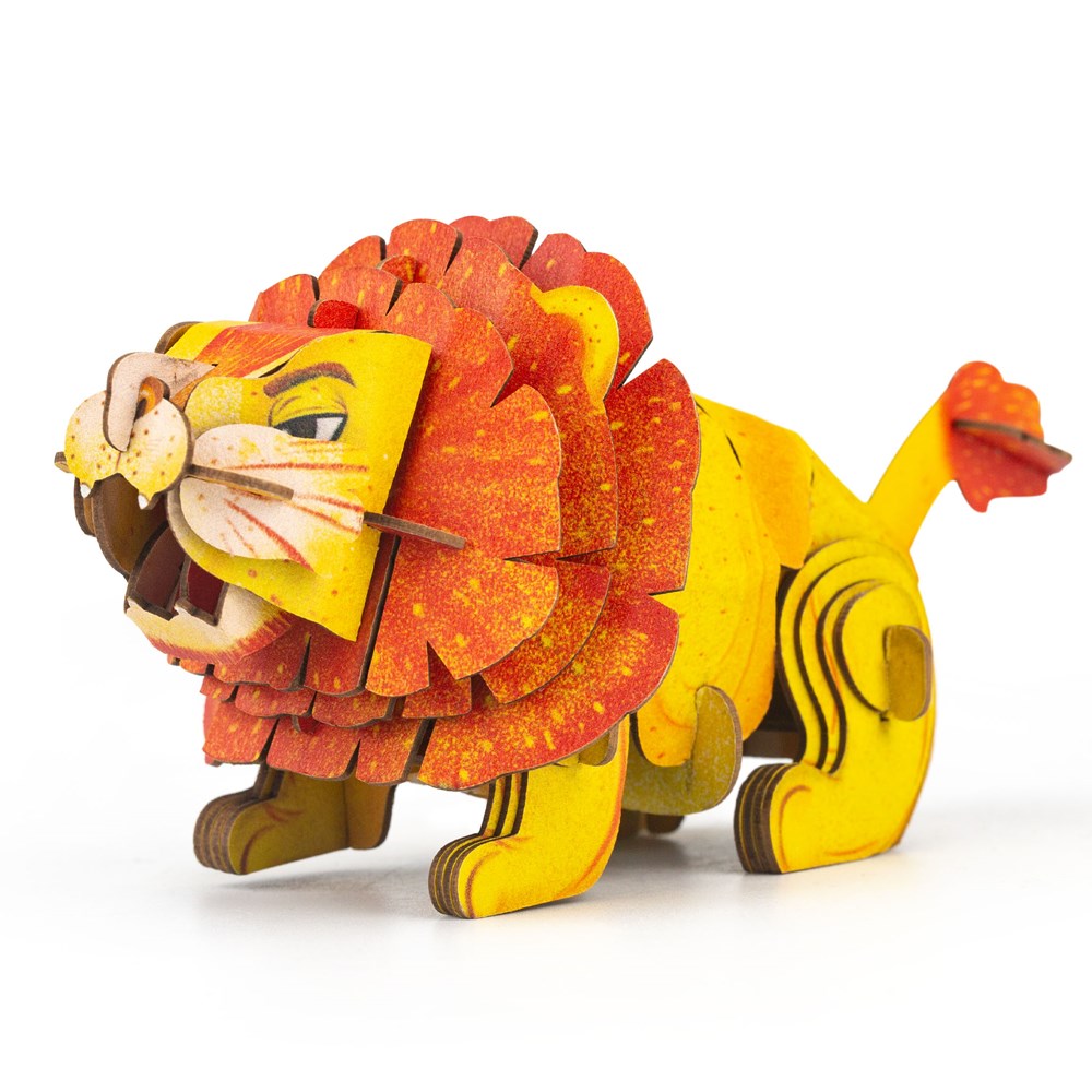 mierEdu Build n Sound 3D Puzzle - Lion - view 3